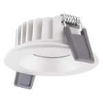 Mehrfachpackung 4x Ledvance LED-Spot Air Fix Aluminium Weiß 6W 510lm 36D - 930 Warmweiß | Ausschnitt 68mm - IP65 - Höchste Farbwiedergabe - Dimmbar